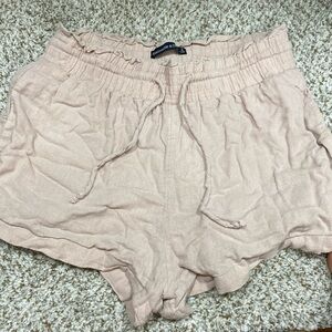 light pink soft shorts